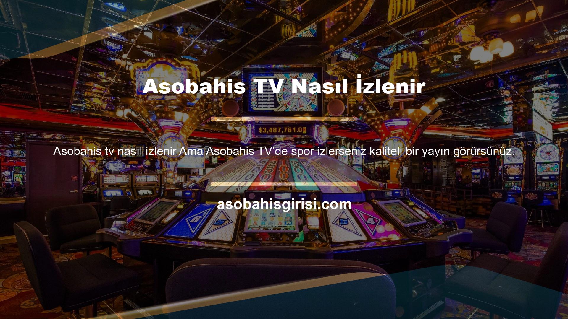 Dilerseniz Asobahis canlı bahis sitesi üzerinden bahislerinizi yapabilir, Asobahis TV üzerinden bahislerinizi izleyebilirsiniz