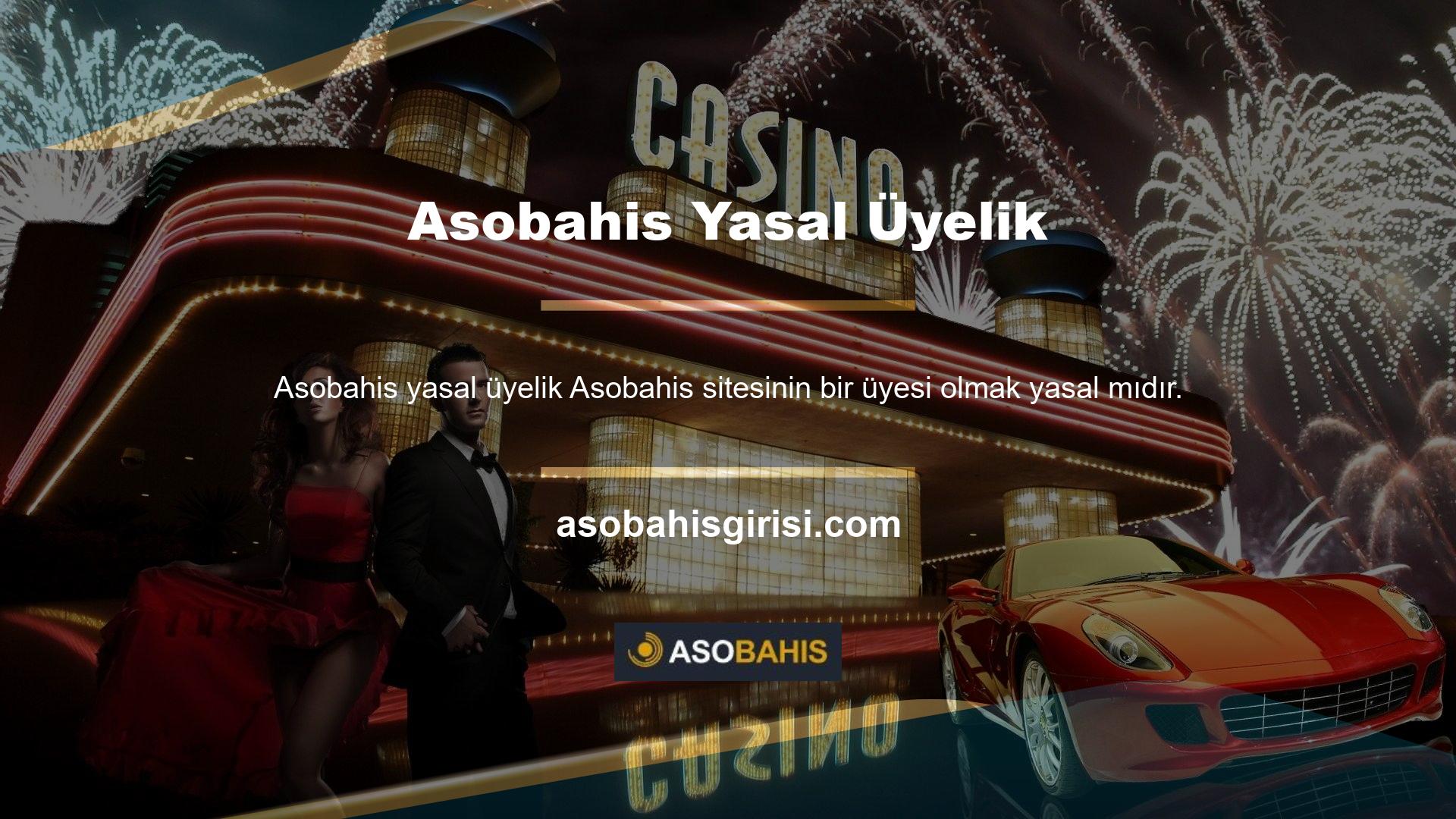 Ne yazık ki, Asobahis sitesine üye olmanın yasal olup olmadığı sorusunun cevabı değildir